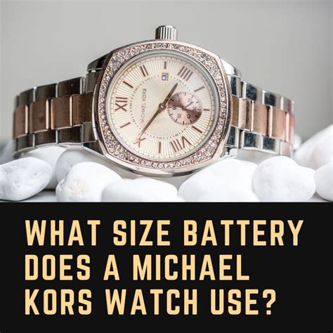 michael kors watch battery list